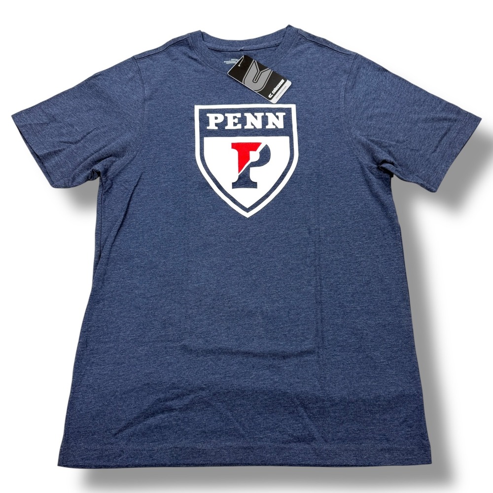 NWT Pennsylvania Quakers T-Shirt Men's Size Small‎ S Blue